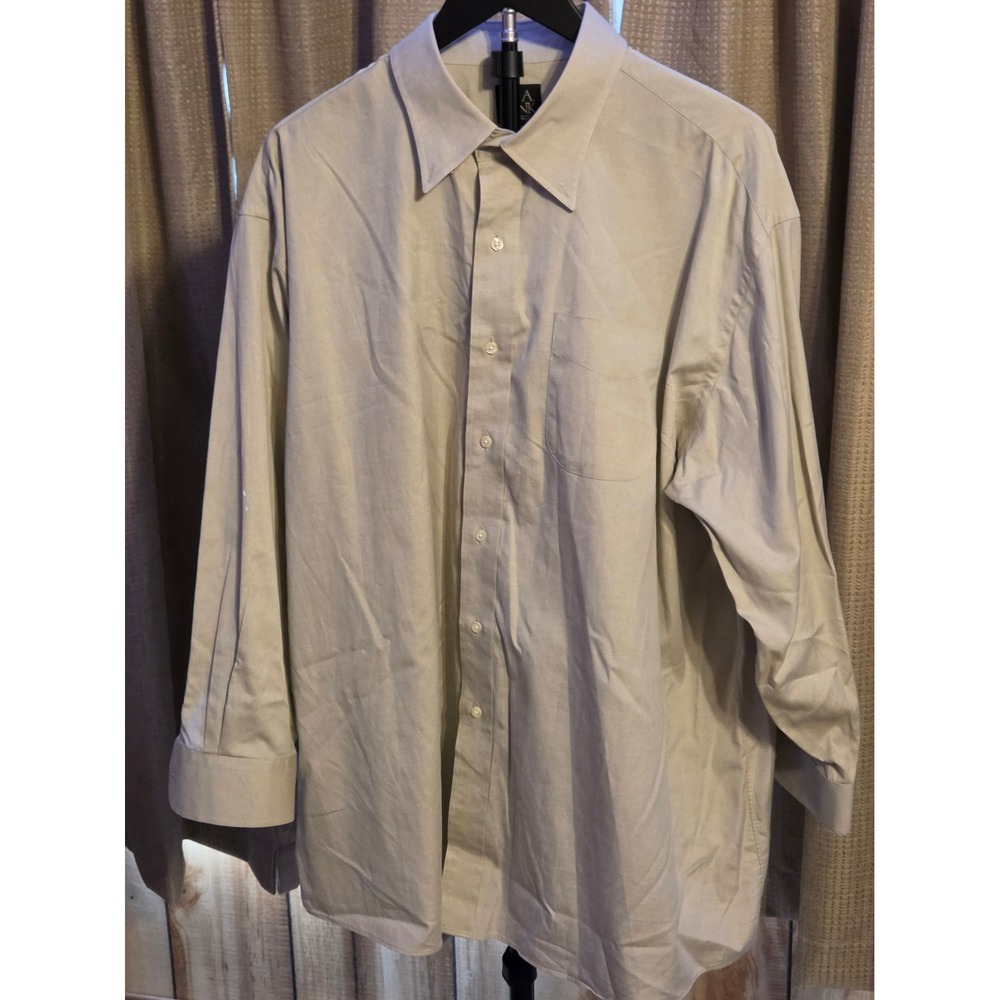 Jos. A. Bank Button Down Dress Executive‎ Collection Mens Size 18.5-33 Tan